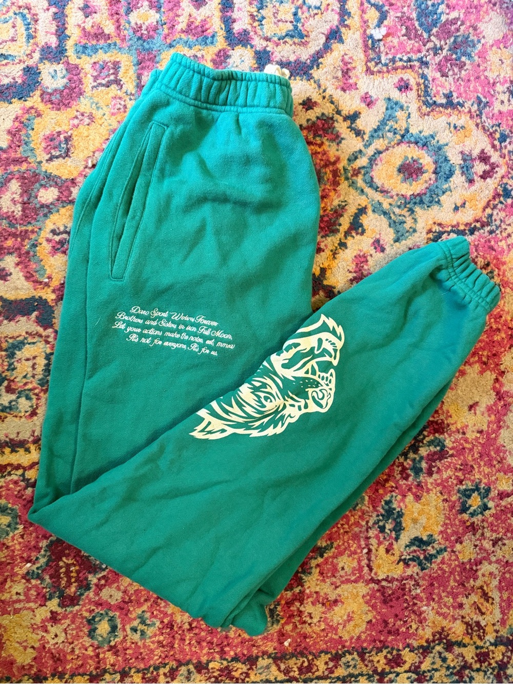 Darc SHE Sport Green Athletic Joggers with Drawstring
